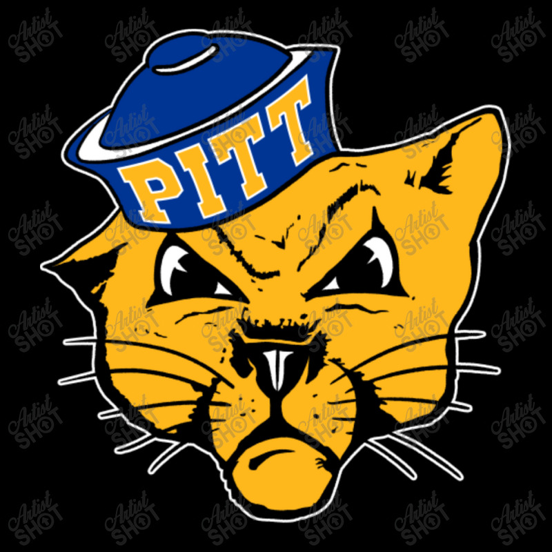 Vintage Pittsburg Panther Mascot Wearing A Cap V-neck Tee | Artistshot