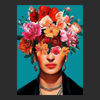 Frida Kahlo Full Flower Face Exclusive T-shirt | Artistshot