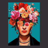 Frida Kahlo Full Flower Face Vintage Short | Artistshot