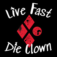 Live Fast Die Clown Adjustable Cap | Artistshot