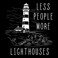 Lighthouse Less People More Lighthouses Seaside Li Adjustable Cap | Artistshot