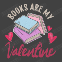 Books Are My Valentine Valentines Day Librarian Bo Vintage T-shirt | Artistshot