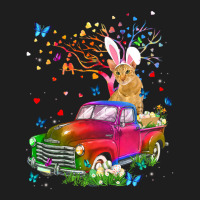 Oriental Cat Bunny Truck Hunting Eggs Tree Easter  Classic T-shirt | Artistshot