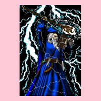 Merlin   Traditional High Fantasy Wizard (blue) Landscape Canvas Print | Artistshot