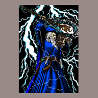 Merlin   Traditional High Fantasy Wizard (blue) Vintage T-shirt | Artistshot