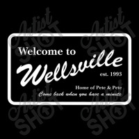 The Adventures Of Pete And Pete Wellsville Sign Adjustable Cap | Artistshot