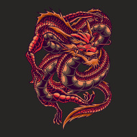 Mythical Red Dragon King Of Dragons Ladies Fitted T-shirt | Artistshot