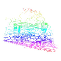 Railroad Model Train Steam Train Glow Model Railro Sticker | Artistshot