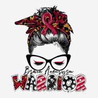 Messy Bun Women Burgundy Ribbon Brain Aneurysm War License Plate | Artistshot