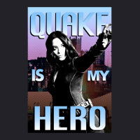 Quake Is My Hero Poster Unisex Sherpa-lined Denim Jacket | Artistshot