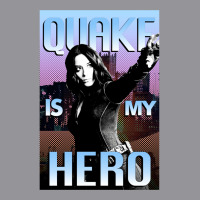 Quake Is My Hero Poster 3/4 Sleeve Shirt | Artistshot