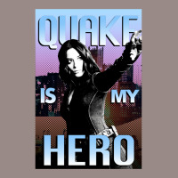 Quake Is My Hero Poster Vintage T-shirt | Artistshot