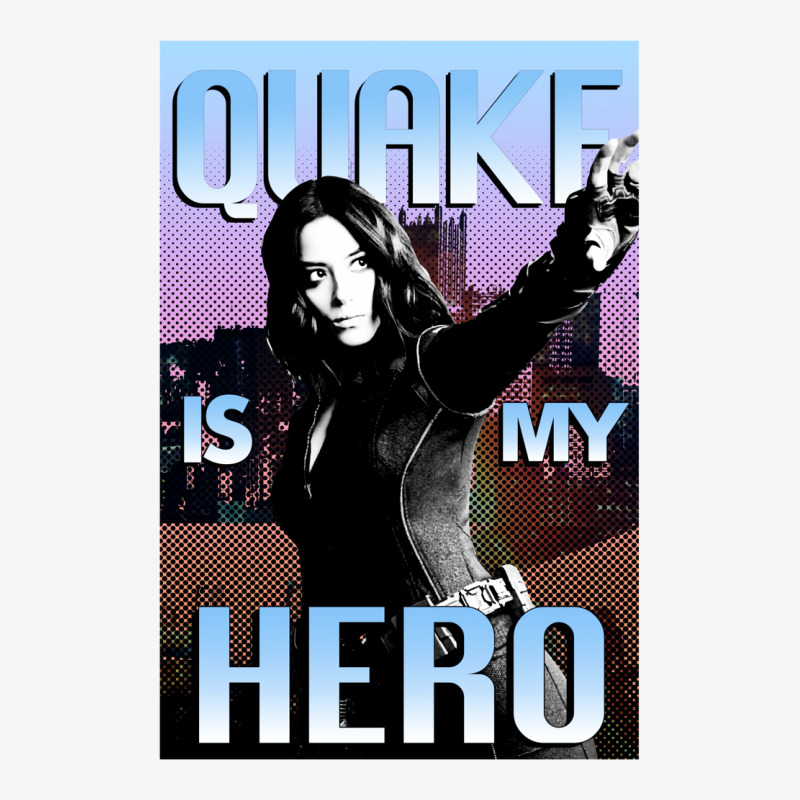 Quake Is My Hero Poster Champion Hoodie by paturusharpek | Artistshot