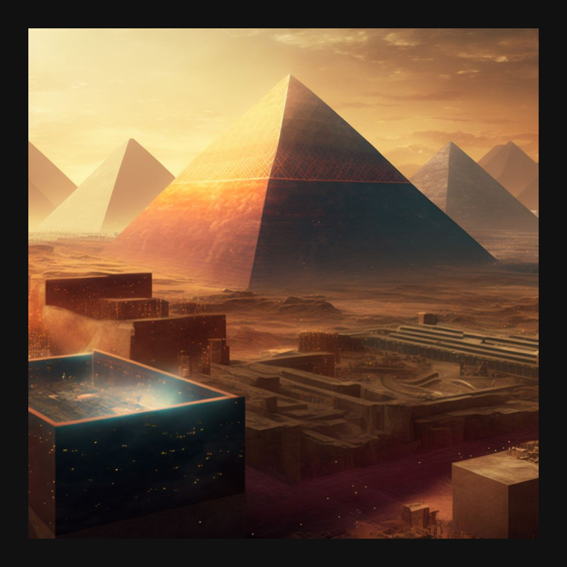 Pyramids Egypt Landscape Canvas Print | Artistshot