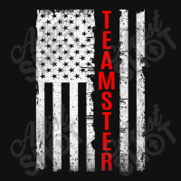 Teamster Proud American Flag Distressed Premium Graphic T-shirt | Artistshot