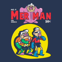 Mermaid Man And Barnacle Boy Men Denim Jacket | Artistshot