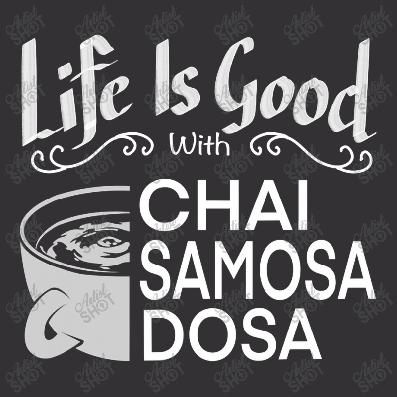 India Food Culture Chai Samosa Desi Humor Funny Vintage Hoodie And Short Set by home12 | Artistshot