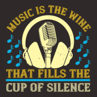 Music Is The Wine That Fills The Cup Of Silence Racerback Tank | Artistshot