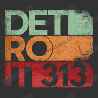 313 Detroit Area Code Michigan State Vintage Retro Baby Bodysuit | Artistshot