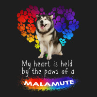 My Heart Is Held By The Paws Of A Alaskan Malamute Classic T-shirt | Artistshot