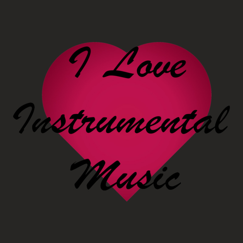 I Love Instrumental Music Stickers Ladies Fitted T-Shirt by KarlinRomick | Artistshot