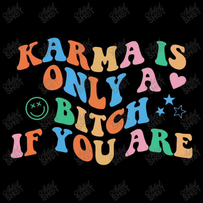 Karma Is Only A B If You Are Aesthetic Trendy Lightweight Hoodie by tonierich | Artistshot