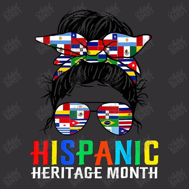 National Hispanic Heritage Month Latin Flags Messy Vintage Short by beulahgriffithgdv | Artistshot