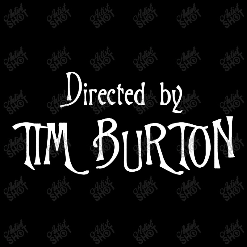 Directed By Tim Burton Fleece Short | Artistshot