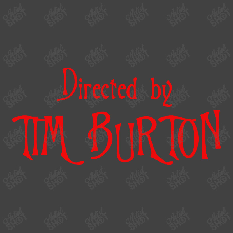 Directed By Tim Burton Vintage T-shirt | Artistshot