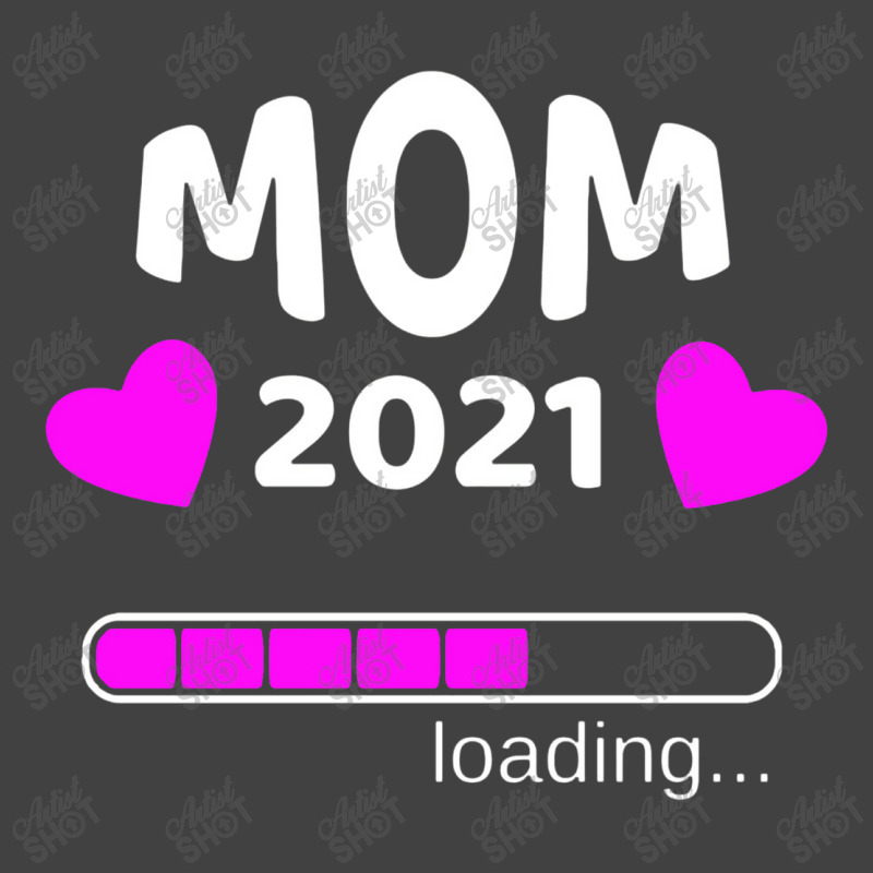 Mom 2021 Loading Pregnant Pregnancy Vintage T-shirt | Artistshot