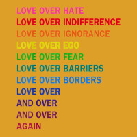 Love Over Hate T-shirt | Artistshot