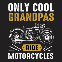 Motorcycle Grandpa Cool Papa Grandad Gift T-shirt | Artistshot