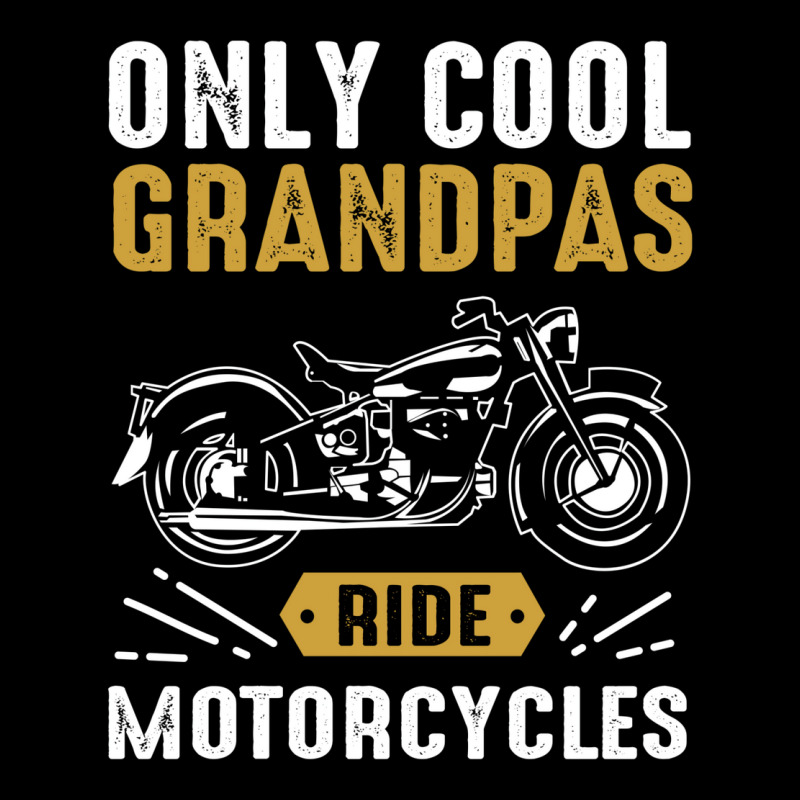 Motorcycle Grandpa Cool Papa Grandad Gift V-Neck Tee by eucafaiall | Artistshot