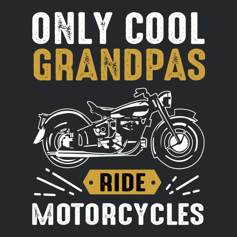 Motorcycle Grandpa Cool Papa Grandad Gift Crewneck Sweatshirt by eucafaiall | Artistshot