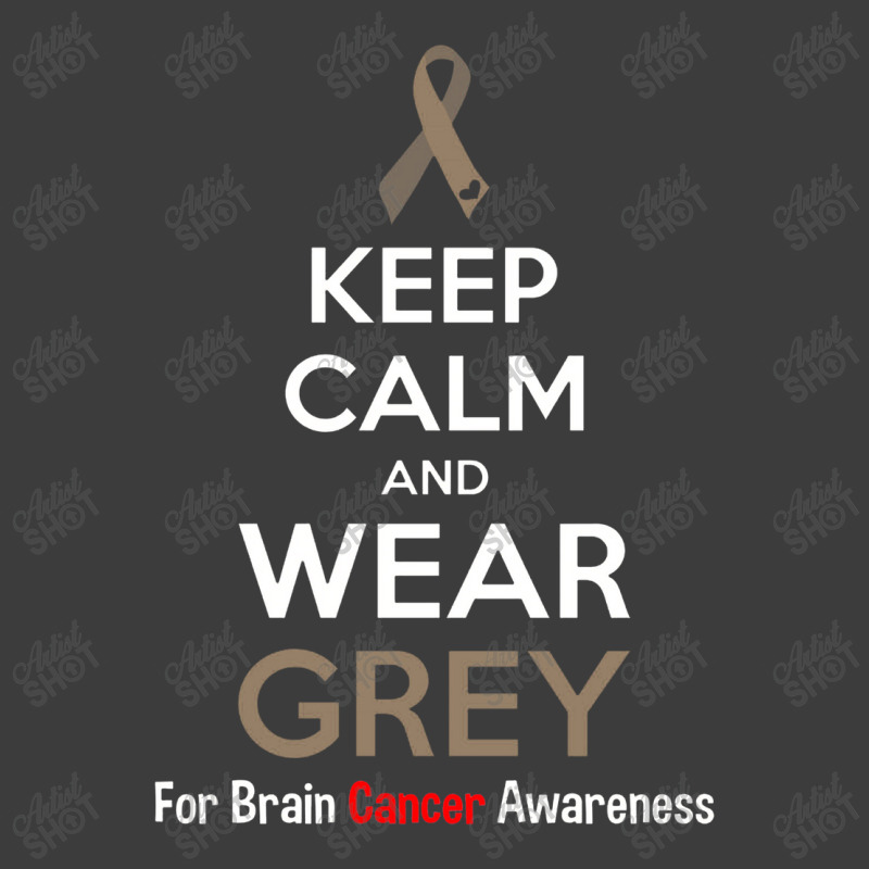 Keep Calm And Wear Grey  For Brain Awarenes Men's Polo Shirt | Artistshot