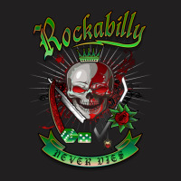 Rockabilly Skull T-shirt | Artistshot