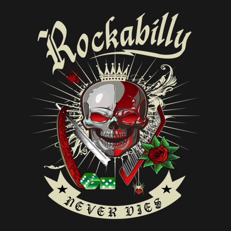 Rockabilly Skull 1 Flannel Shirt | Artistshot