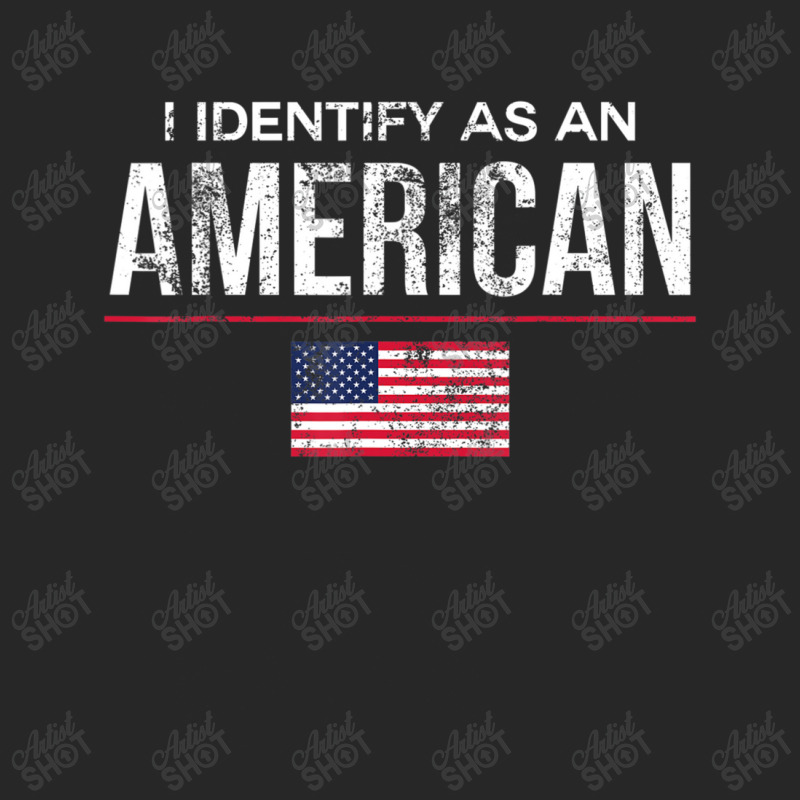 I Identify As An American, No Identity Politics Us Men's T-shirt Pajama Set | Artistshot