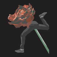 Running Rose Collage Surealism Art T-shirt | Artistshot