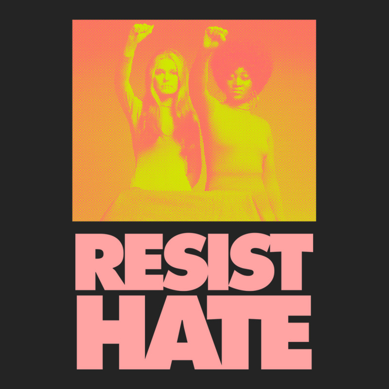 Resist Hate   Gloria Steinem And Dorothy Pitman Hu 3/4 Sleeve Shirt | Artistshot