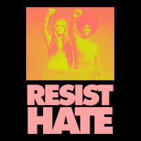 Resist Hate   Gloria Steinem And Dorothy Pitman Hu Men's Long Sleeve Pajama Set | Artistshot