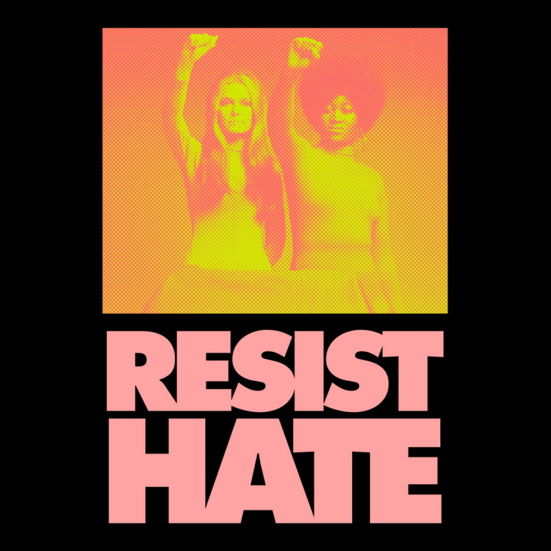 Resist Hate   Gloria Steinem And Dorothy Pitman Hu Men's Long Sleeve Pajama Set | Artistshot