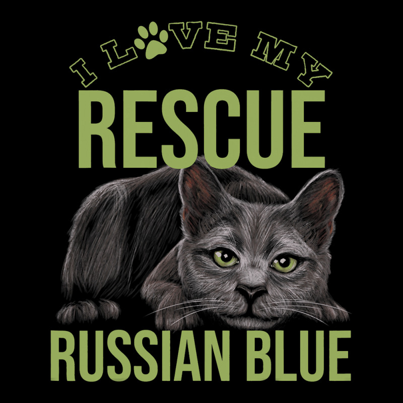 Animal Rescue Russian Blue Cat Rescue Cat For Resc Cropped Hoodie by kerrmanthez | Artistshot