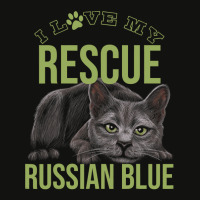 Animal Rescue Russian Blue Cat Rescue Cat For Resc Scorecard Crop Tee | Artistshot