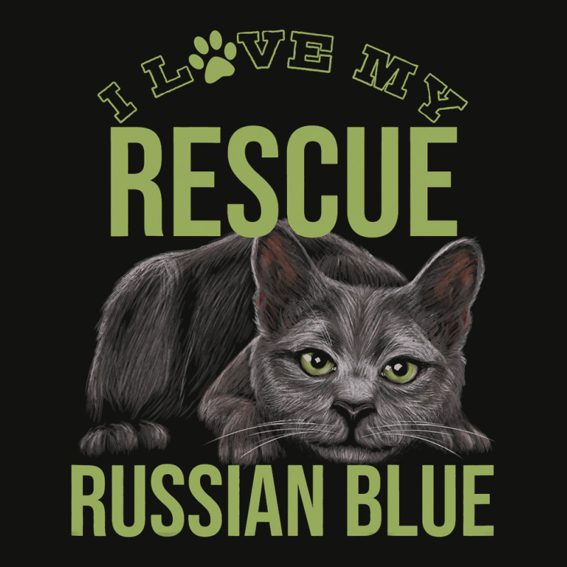 Animal Rescue Russian Blue Cat Rescue Cat For Resc Scorecard Crop Tee by kerrmanthez | Artistshot