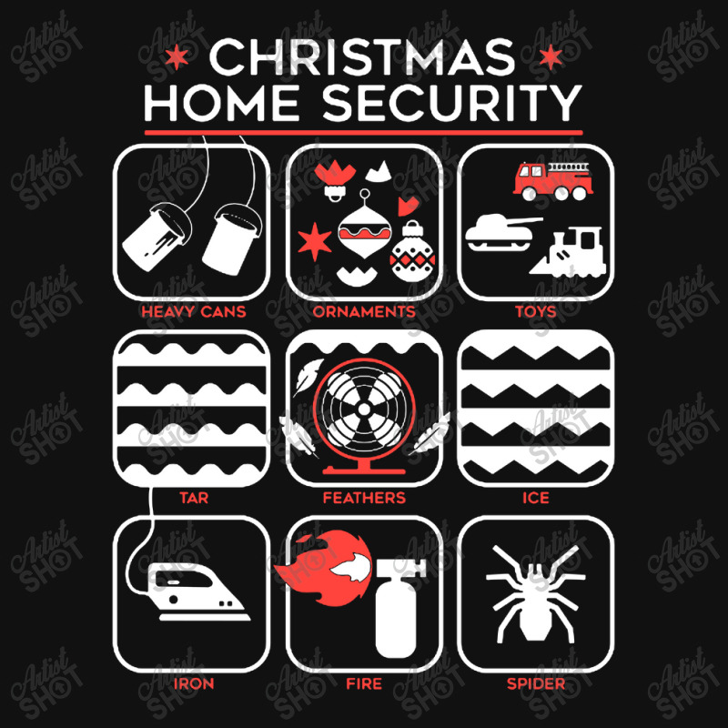 Christmas Home Security Graphic T-shirt | Artistshot