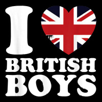 I Love British Boys Uk Union Jack Heart  Novelty G Adjustable Cap | Artistshot