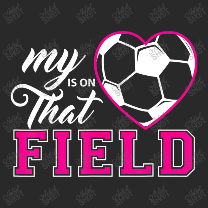 My Heart Is On That Field Soccer For Moms And Dads Printed hat by beulahgriffithgdv | Artistshot