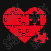 Jigsaw Puzzle Heart Face Mask | Artistshot