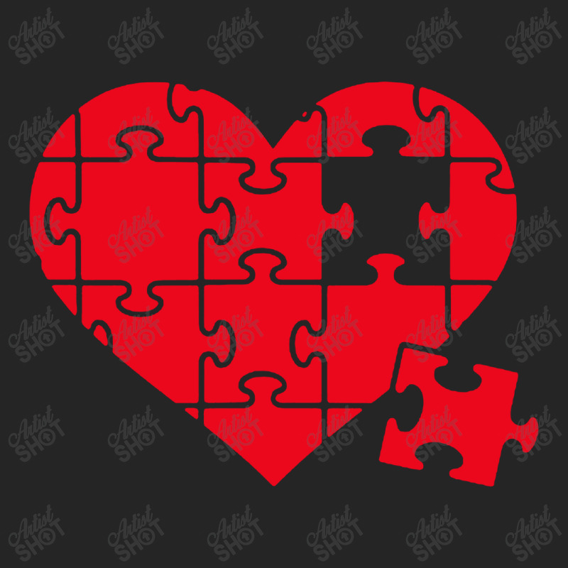 Jigsaw Puzzle Heart Unisex Hoodie | Artistshot